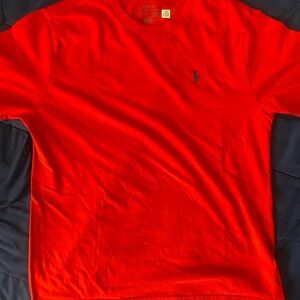 Polo by Ralph Lauren Boys Bright Red Short Sleeve Crew Tee with Pony Logo